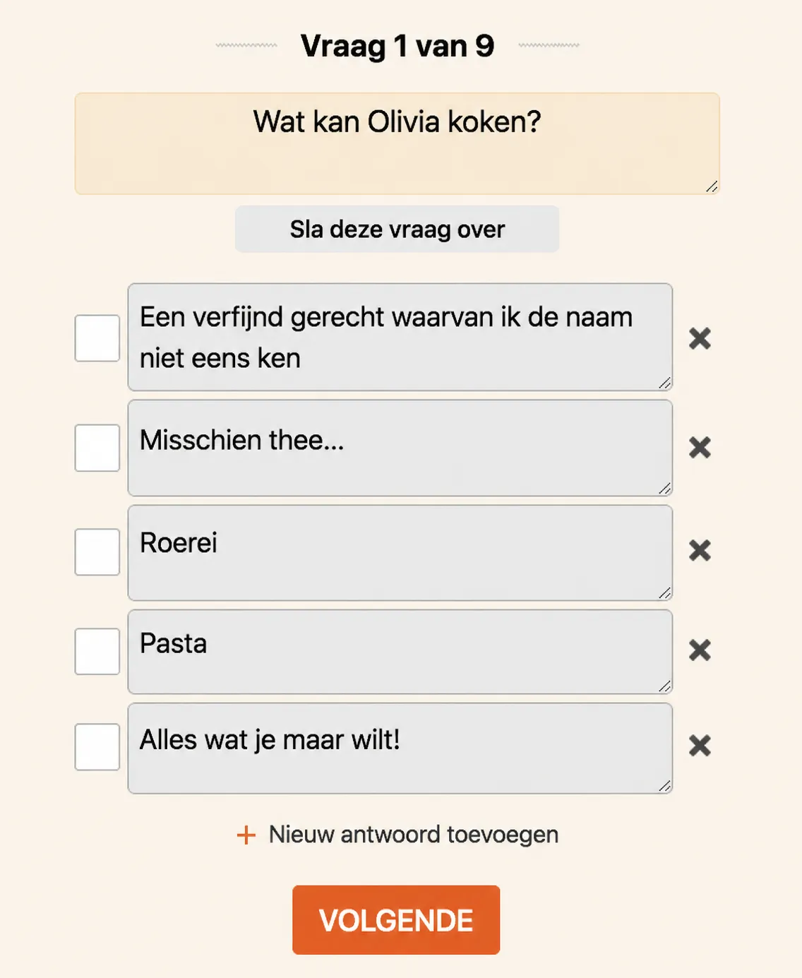 Hoe maak je een quiz?