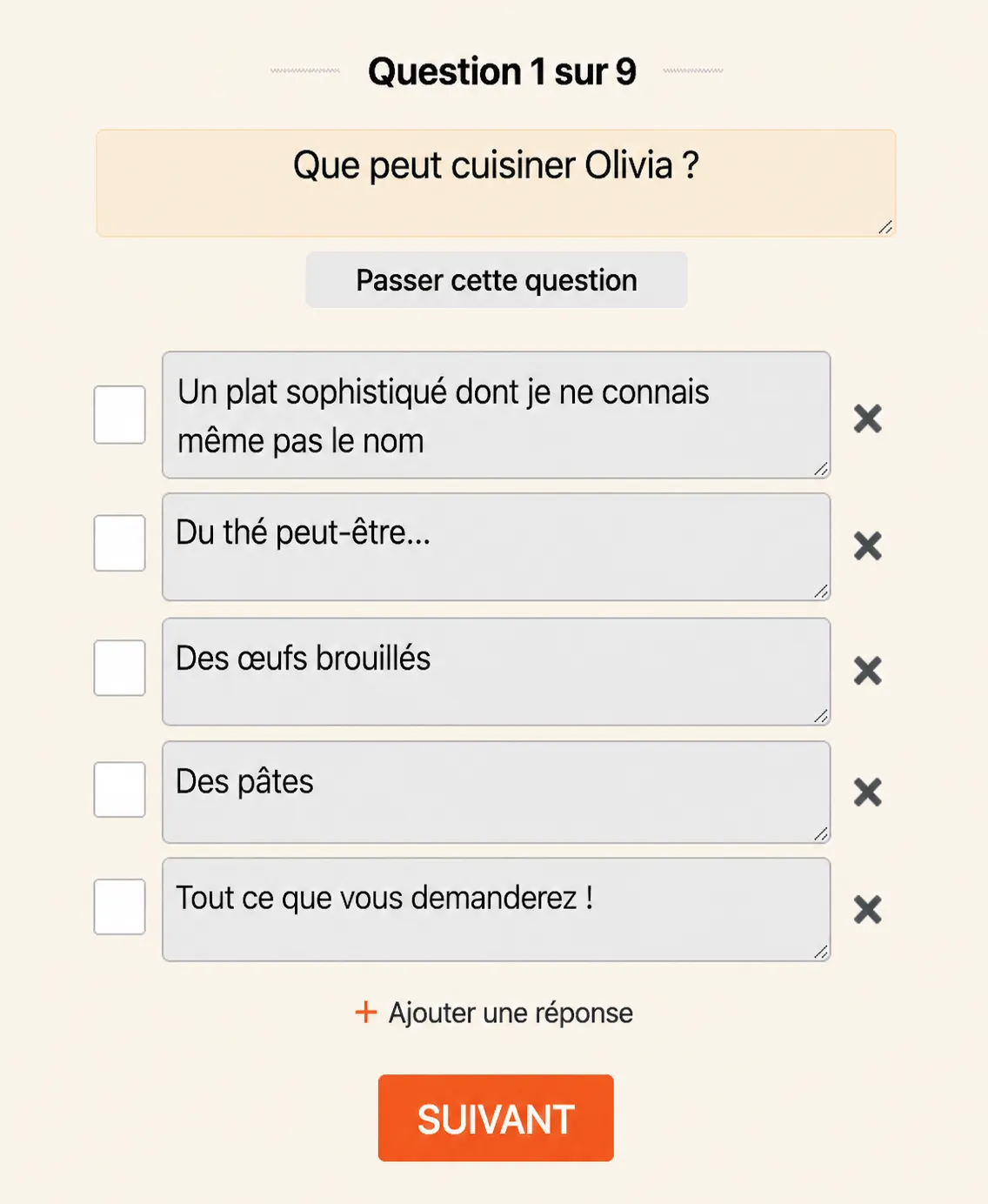 Comment créer un quiz ?