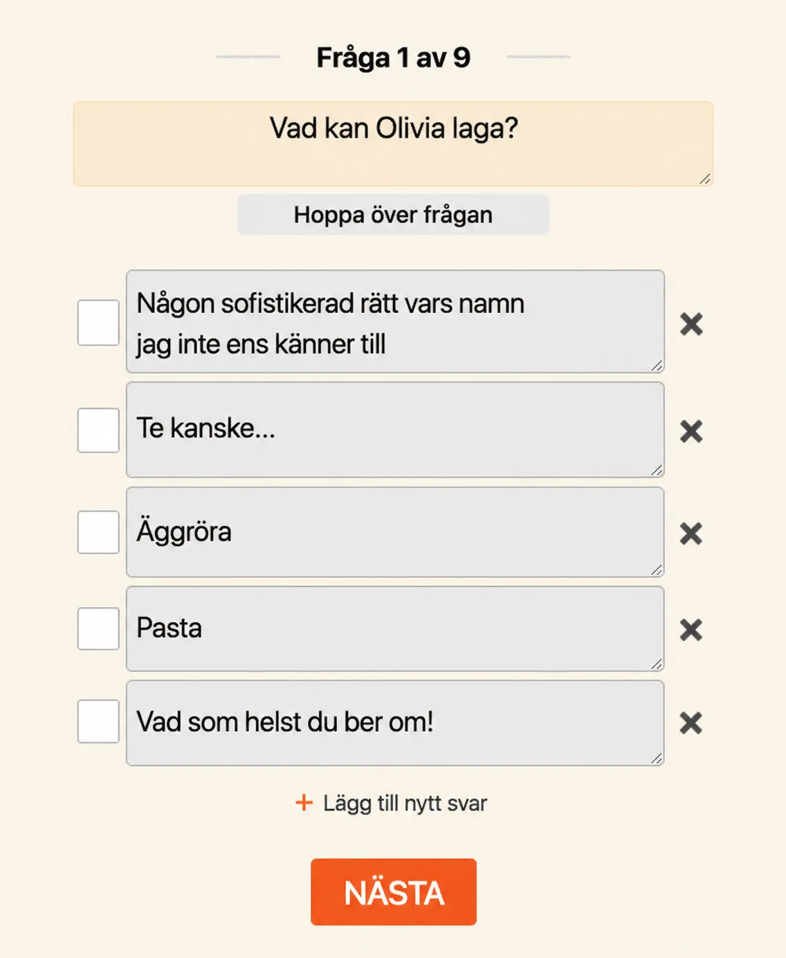   Hur man skapar quiz?  